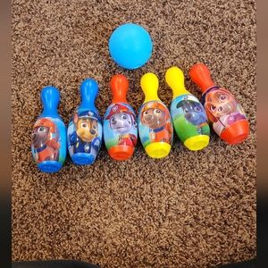Paw patroll bowling set